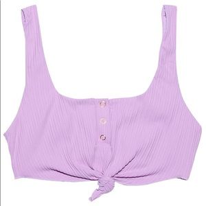 Beach Bunny Sage Knot Top Lavender